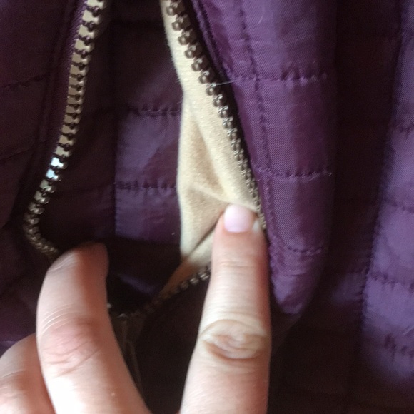 Tsunami plum nylon and fleece vest size M - Picture 7 of 7